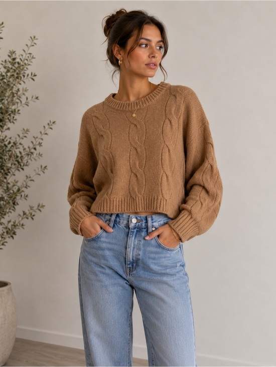 & Other Stories Sweaters - STOCKHOLMATELIER &other Stories cable knit wool/alpaca blend sweater Medium